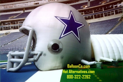 Old Dallas Helmet and Tunnel